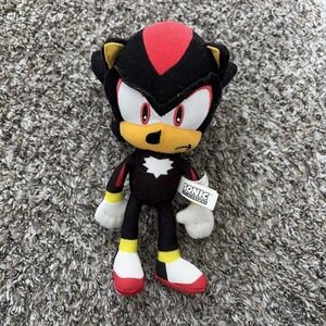 SONIC The Hedgehog SHADOW Plush 8" Toy Factory SEGA  Stuffed Animal